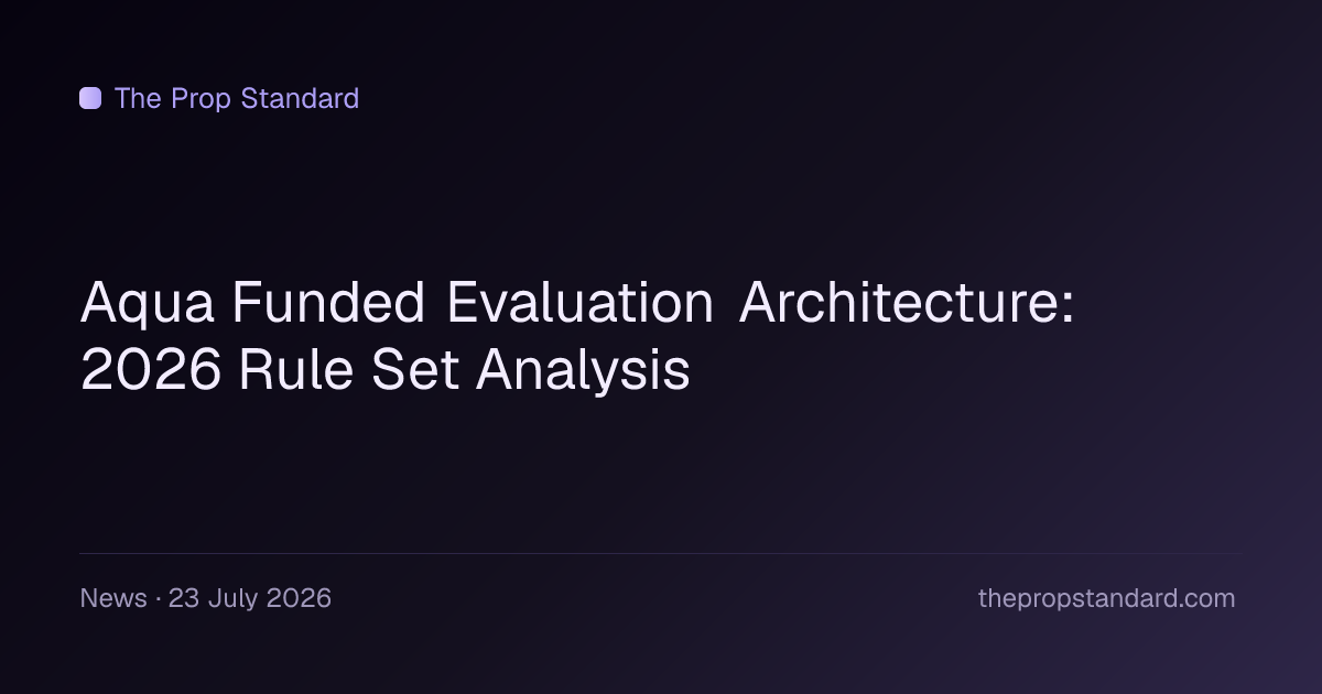 Aqua Funded Evaluation Architecture: 2026 Rule Set Analysis — title card