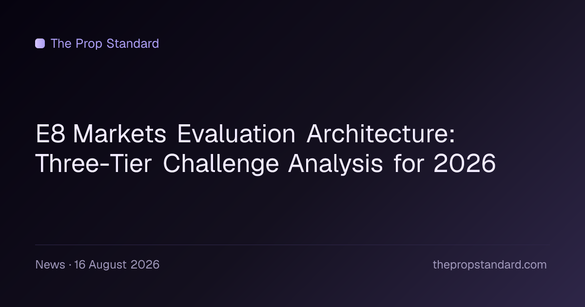 E8 Markets Evaluation Architecture: Three-Tier Challenge Analysis for 2026 — title card