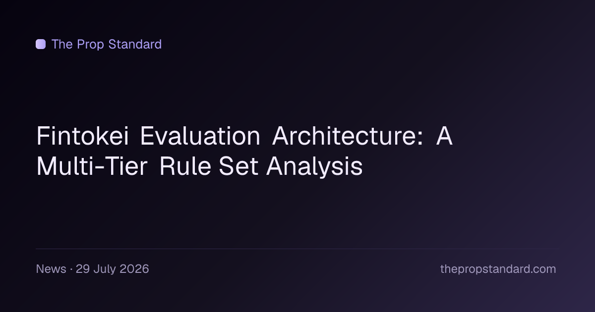 Fintokei Evaluation Architecture: A Multi-Tier Rule Set Analysis — title card