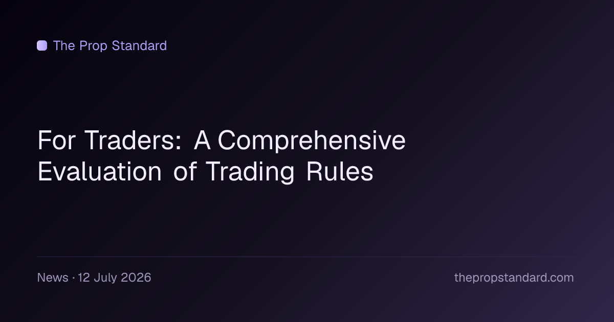 For Traders: A Comprehensive Evaluation of Trading Rules — title card