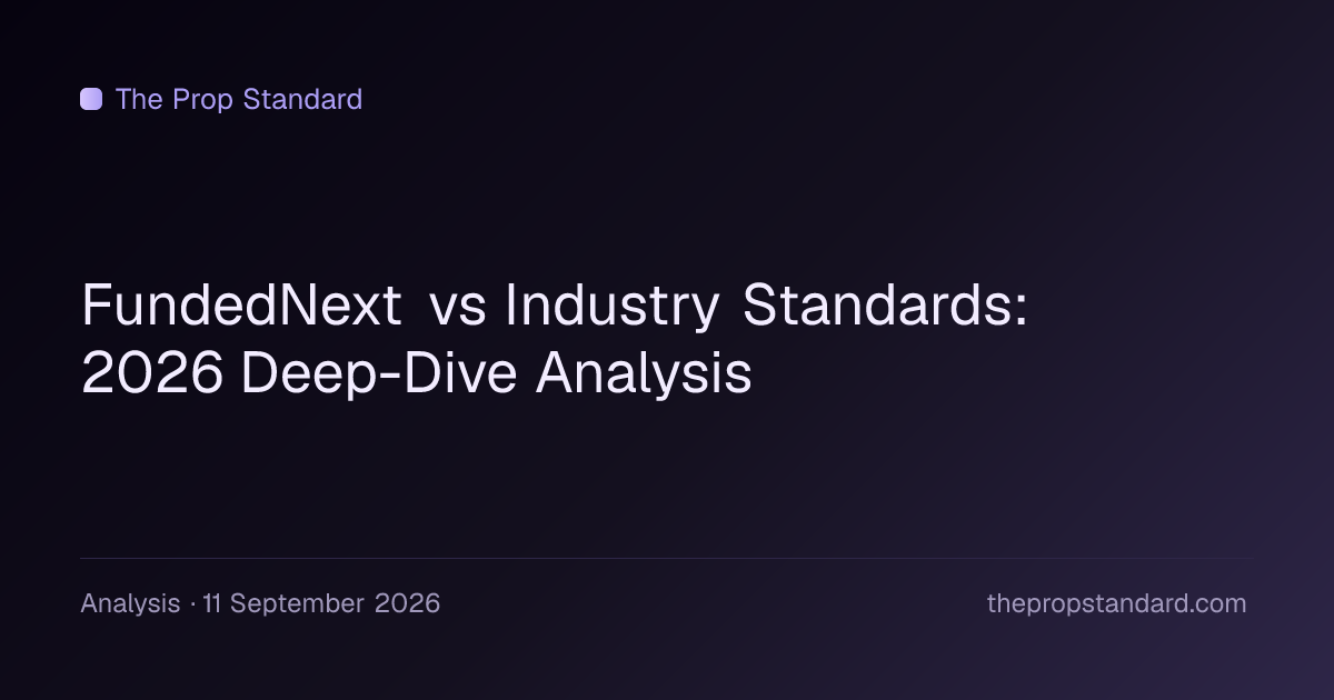 FundedNext vs Industry Standards: 2026 Deep-Dive Analysis — title card