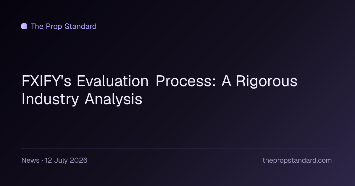 FXIFY's Evaluation Process: A Rigorous Industry Analysis — title card